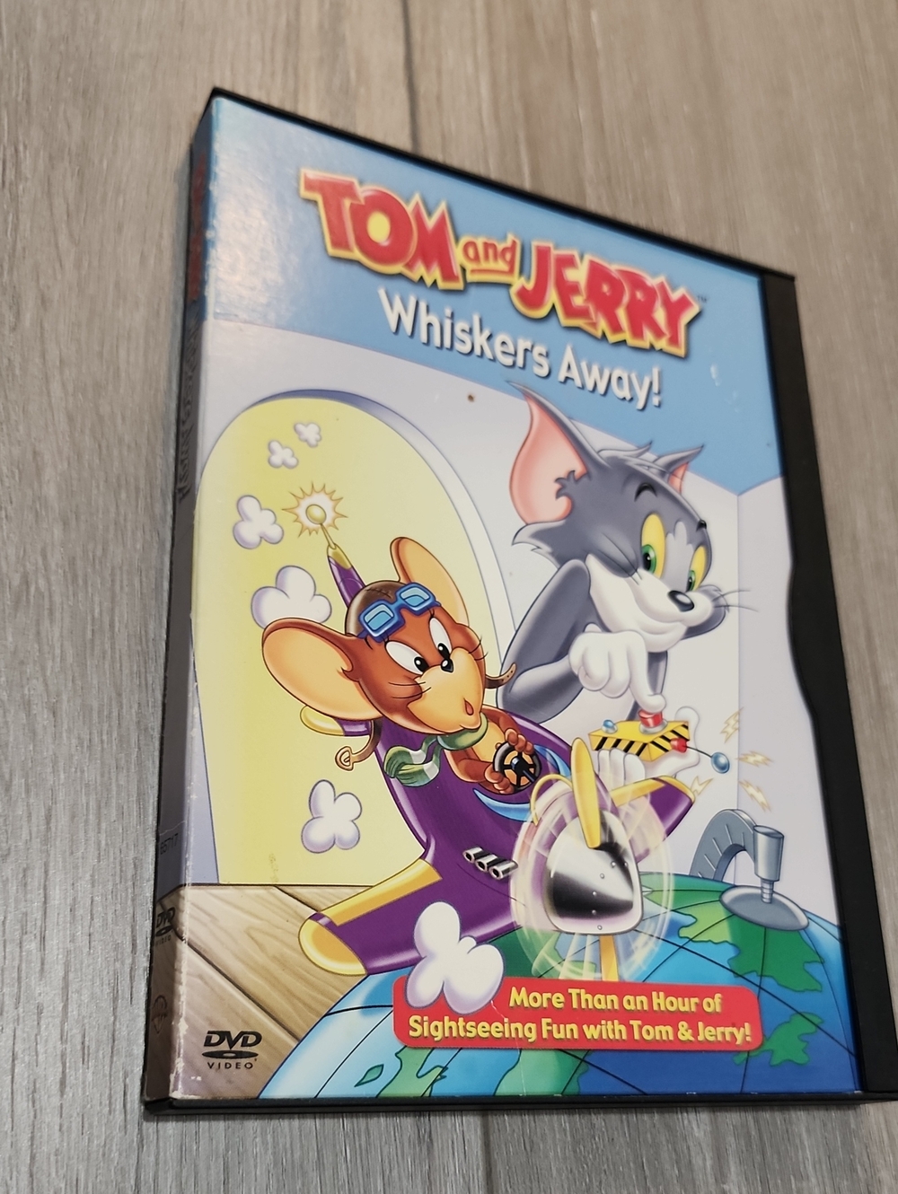 Tom and Jerry Whiskers Away! DVD - Colorful Cartoon Cover